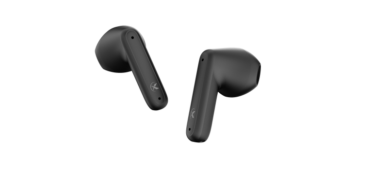 XCEED STARK True Wireless Earbuds – Bluetooth 5.4 | Deep Bass | 4.5H Playtime | Sleek Black