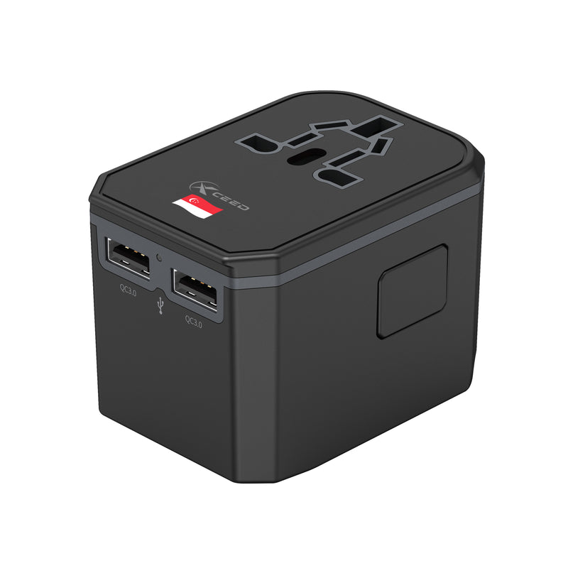 XCEED World Travel Adapter Quick Charger XC26 - 30W