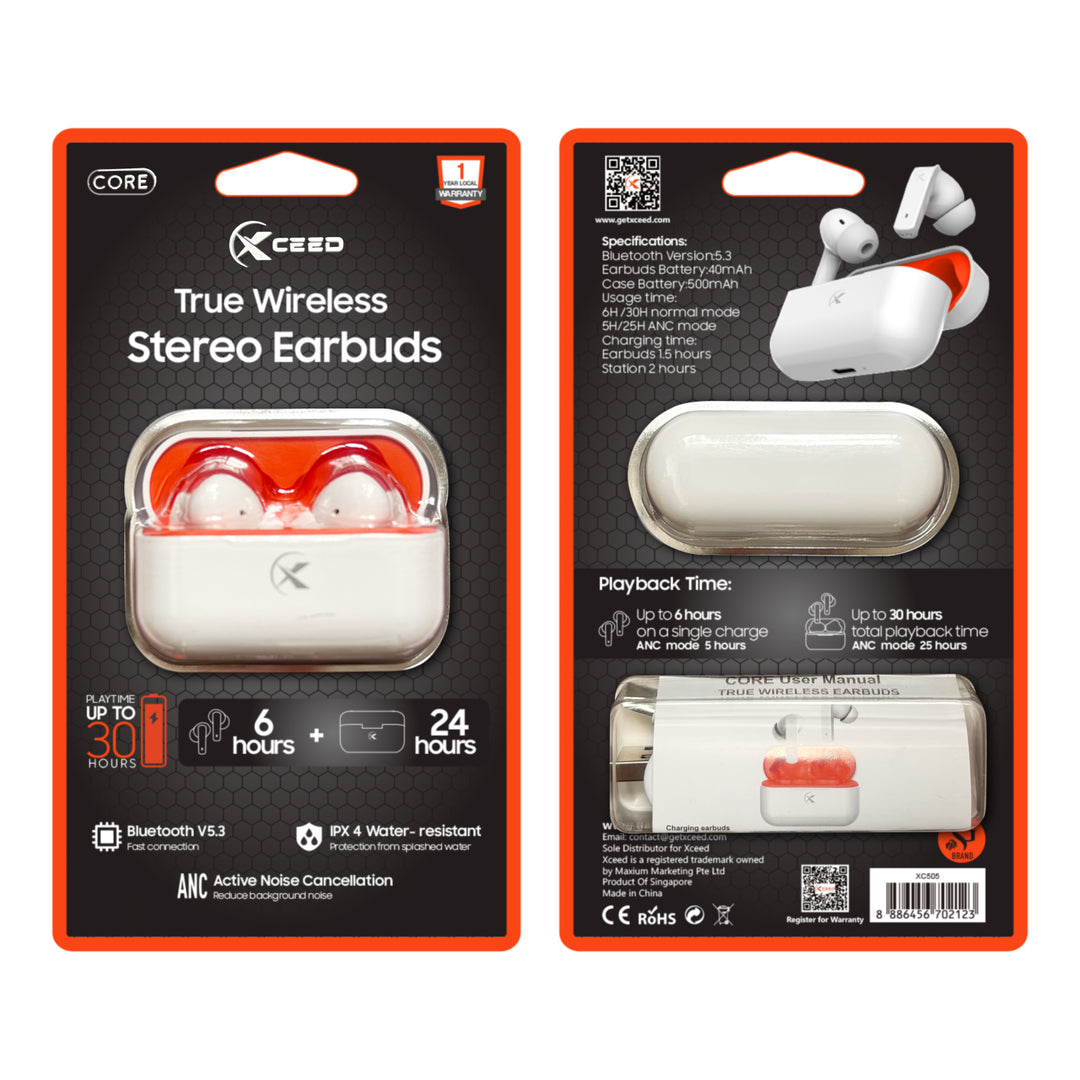 Bluetooth Headphones Xceed Earphones XCEED CORE TRUE WIRELESS - Main Image