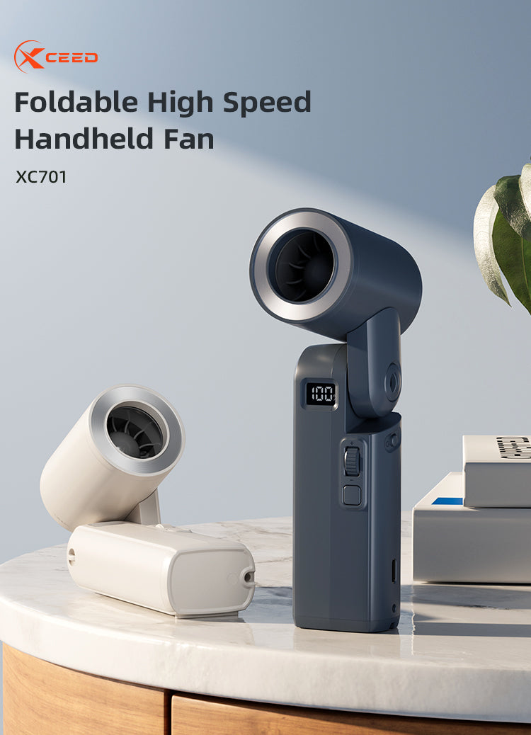 XCEED FOLDABLE HIGH-SPEED HANDHELD FAN XC701